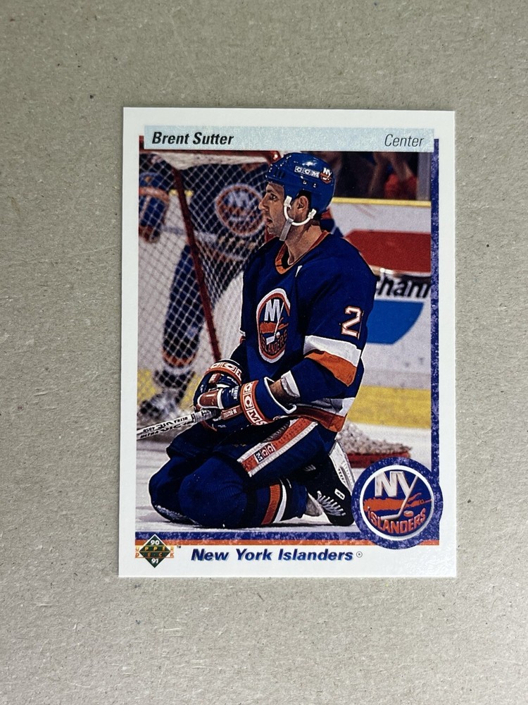 1990-91 Upper Deck Brent Sutter New York Islanders #249