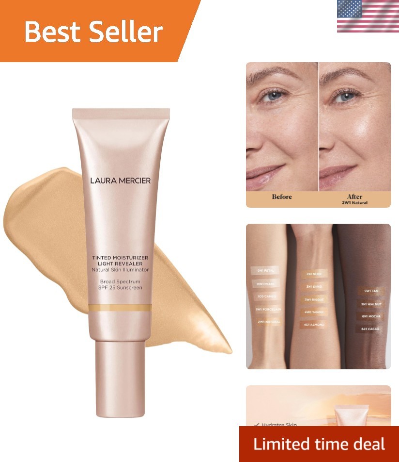 Tinted Moisturizer Light Revealer Natural Skin Illuminator with SPF 25: All D...