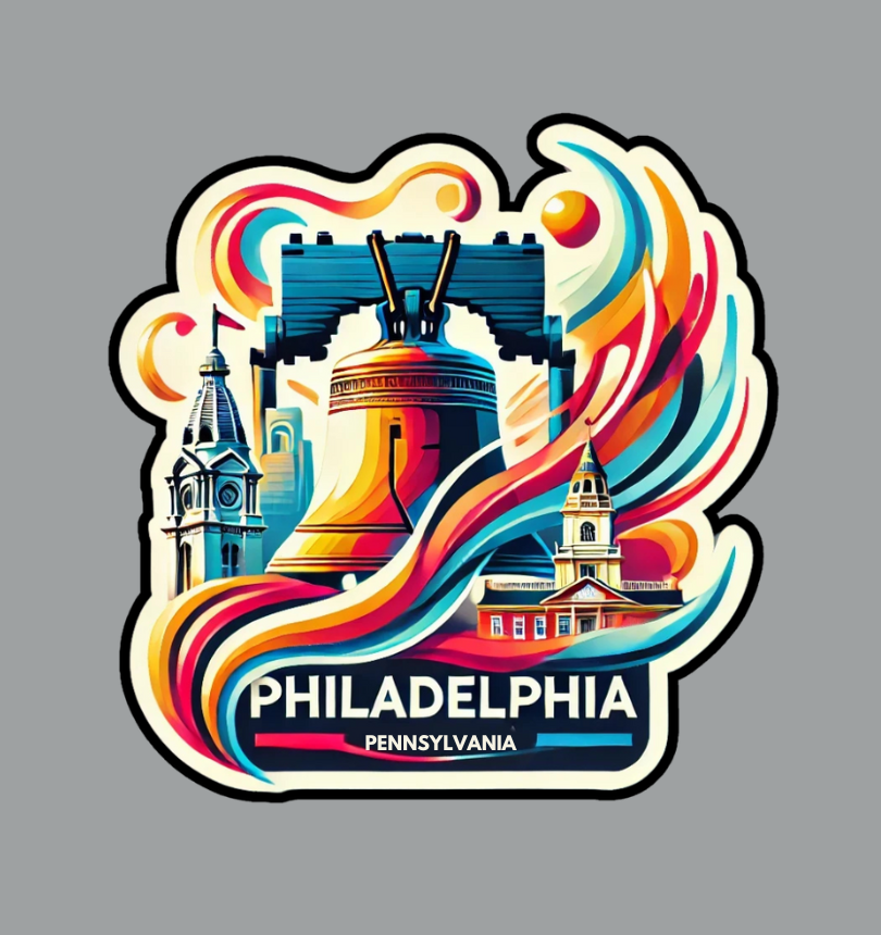 Philadelphia Philly Pennsylvania Laptop Sticker