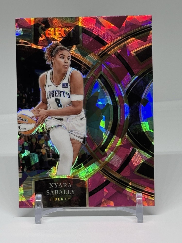 2024 Panini Select WNBA Nyara Sabally Premier Pink Ice Prizm -#111 NY Liberty MT