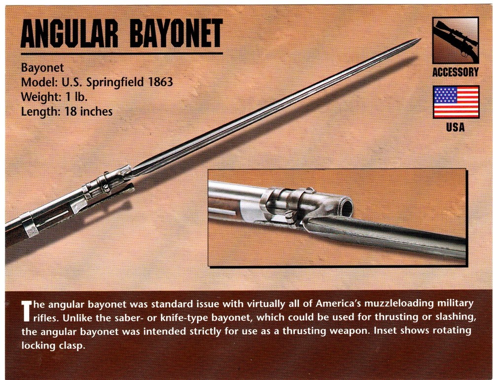Angular Bayonet Classic Firearms Photo Card u