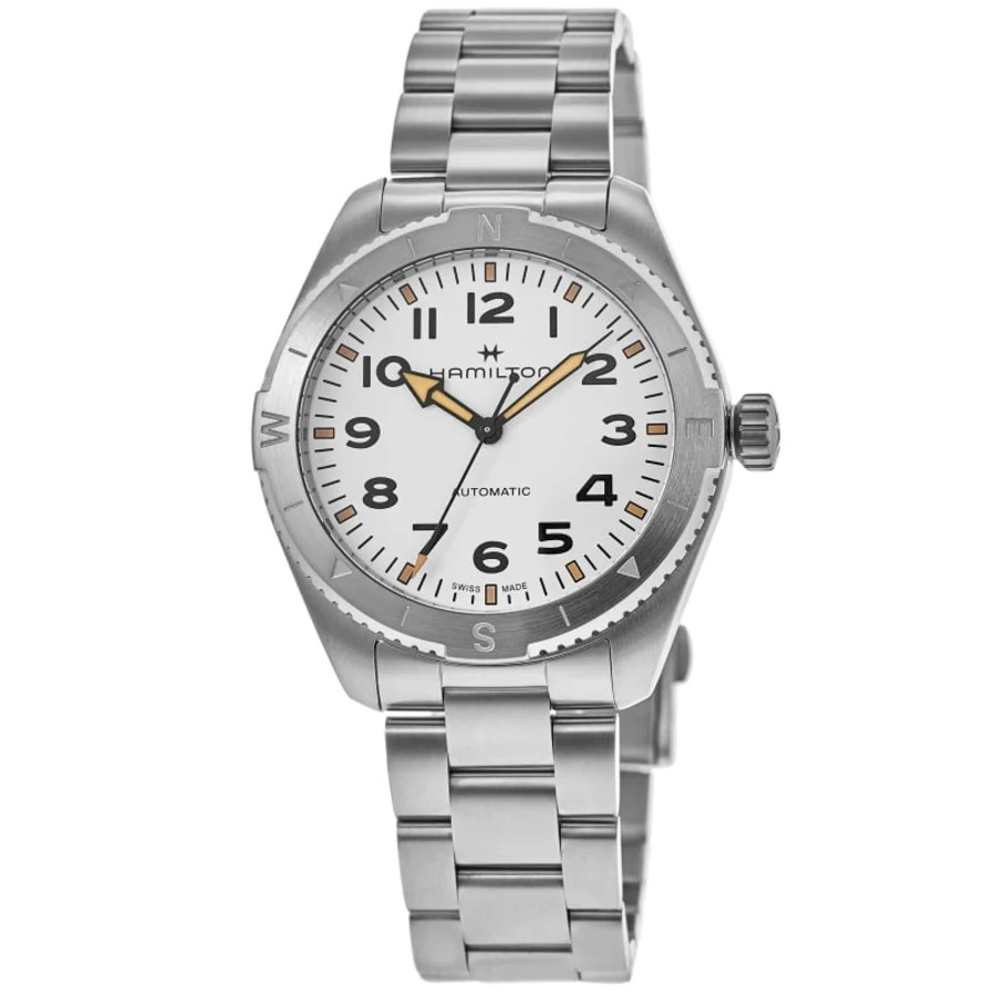 New Hamilton Khaki Field Expedition Auto 37mm White Women's Watch H70225110