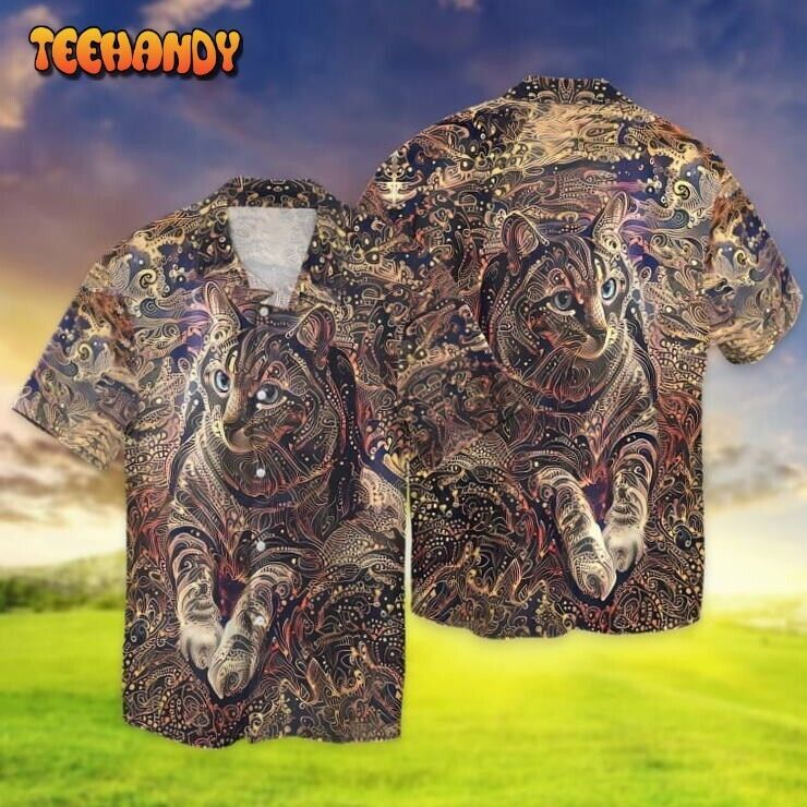 Cat 3D All Over Printed Hawaiian Shirts Cat Hawaiian Shirt Pet Hawaiian Shirt