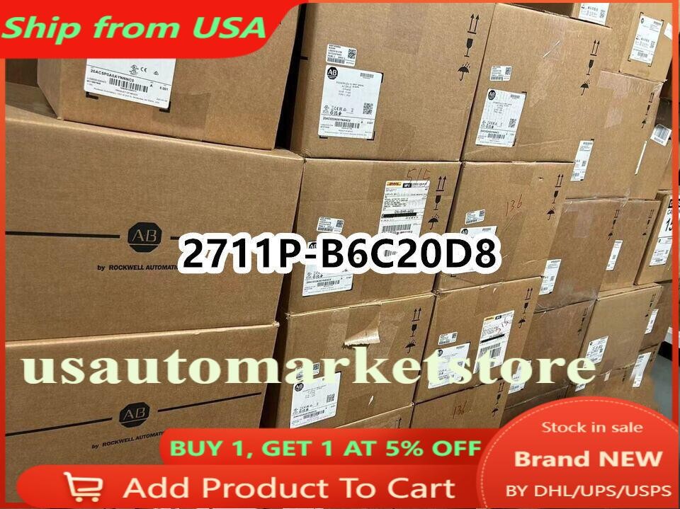 NEW Allen-Bradley 2711P-B6C20D8 Panelview Plus 600 Operator Interface Panel