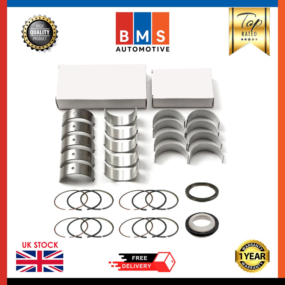 BMW N13 1.6L Petrol Engine Bearing Kit with Piston Rings & Seals for F20 Series 1