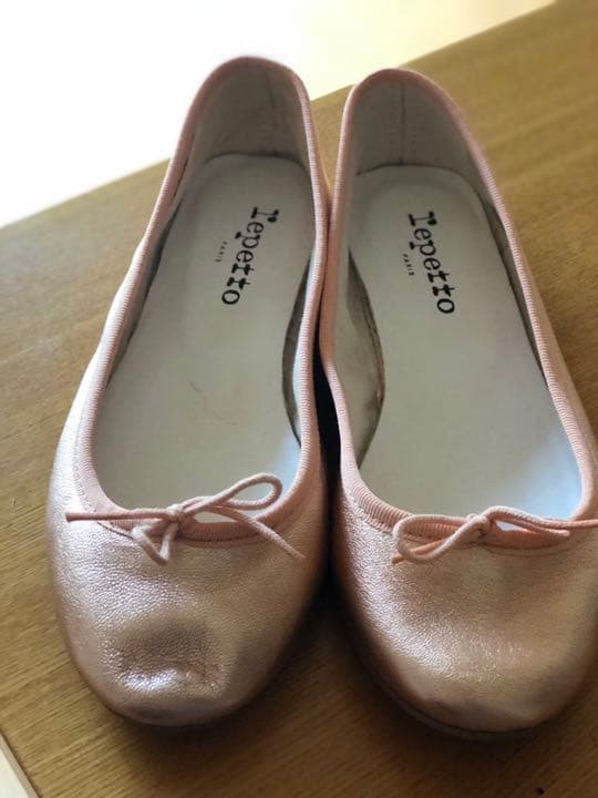 Rare Repetto Ballet Flats Shoes 36 Pink Leather Cute Spring Fashion Women's