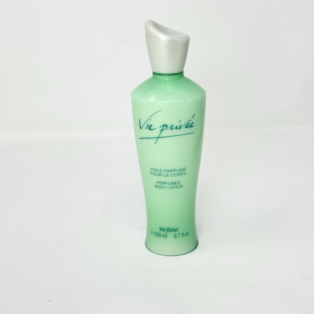 Vintage Yves Rocher VIE PRIVEE perfumed body lotion 6.7 Oz Discontinued Rare