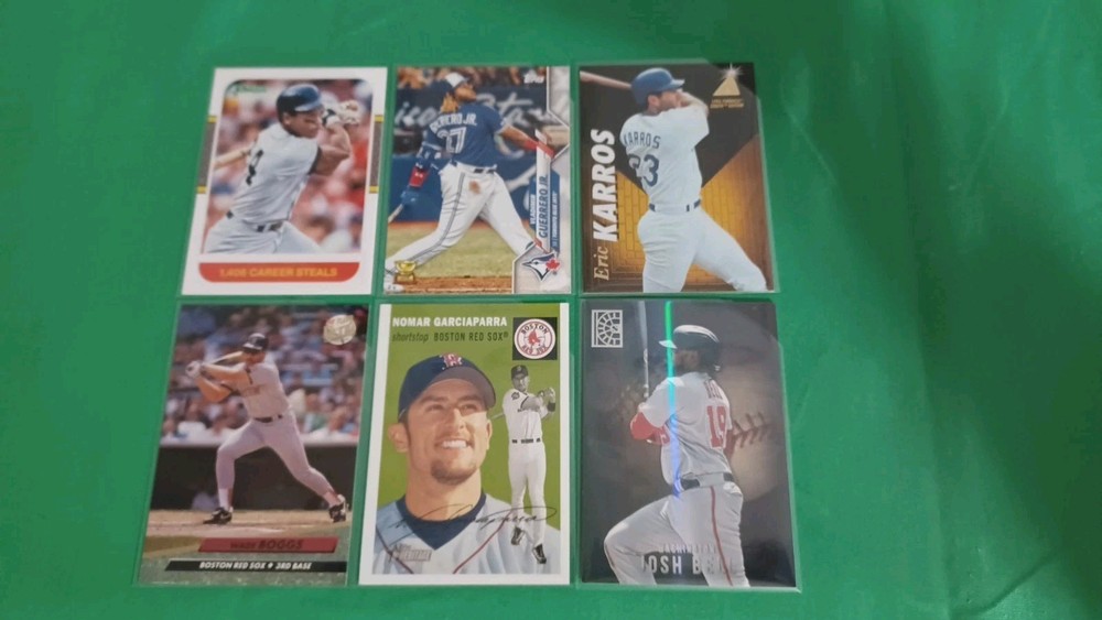 Baseball MLB Star HOFers Lot Of 18 Cards Nomar Garciaparra Wade Boggs Vlad Jr