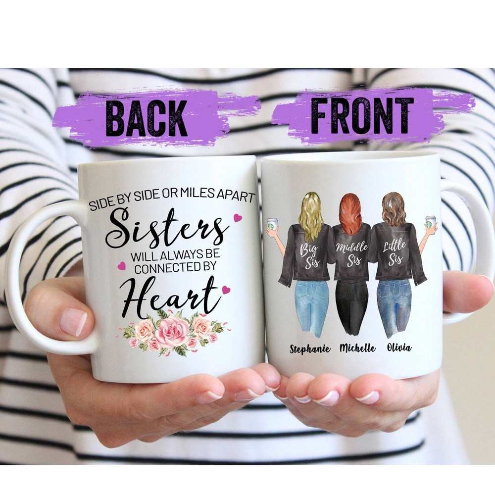 Custom Sisters Mug Best Friends Best Sister Gift Sisters Birthday Gifts Sister