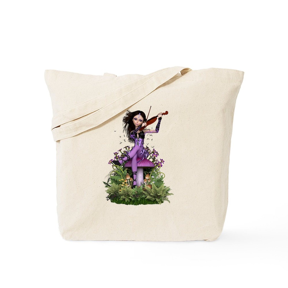 CafePress Amethyst Fairy ~ Summer Melody Tote Bag (1495620978)