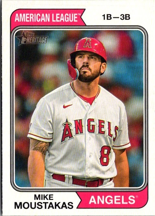 2023 Topps Heritage High Number - #638 Mike Moustakas