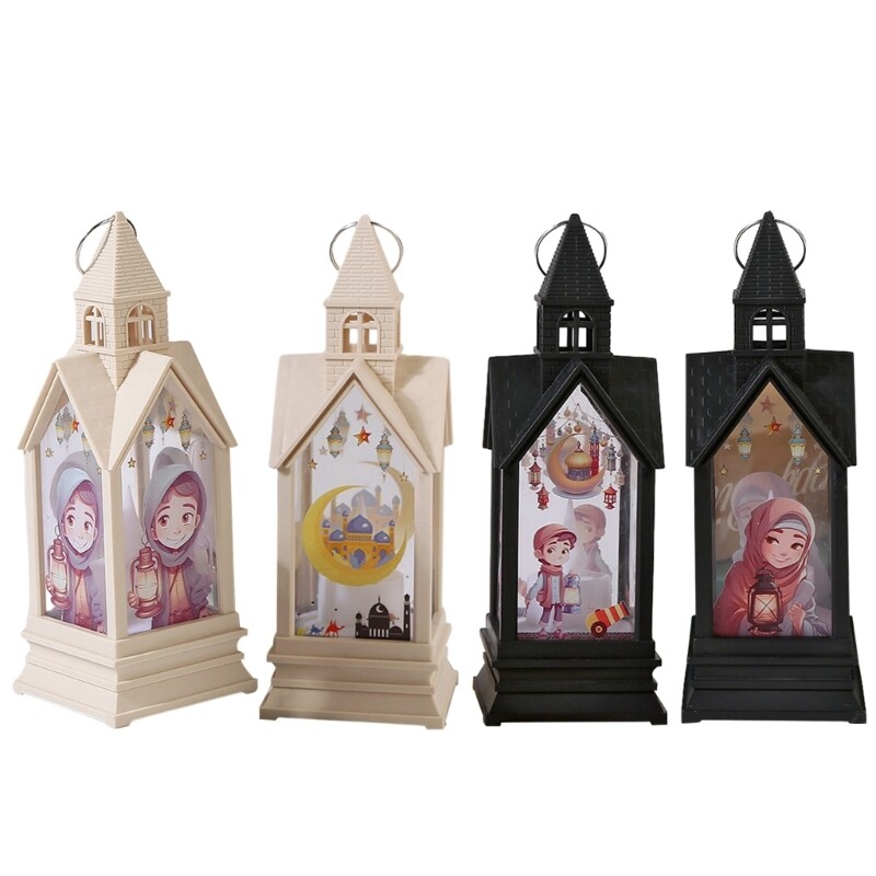 Muslims Ramadans Decorations Lanternn Ornament EidMubarak LED Festival
