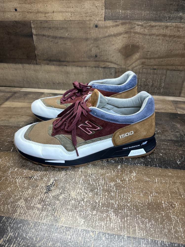 Made in England New Balance 1500 Classics Leather Sneakers ENCAP Casing Mens 10D