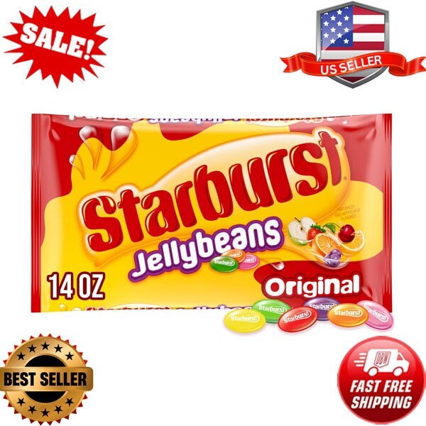 STARBURST Original Easter Jelly Beans Chewy Candy 14 oz Bag
