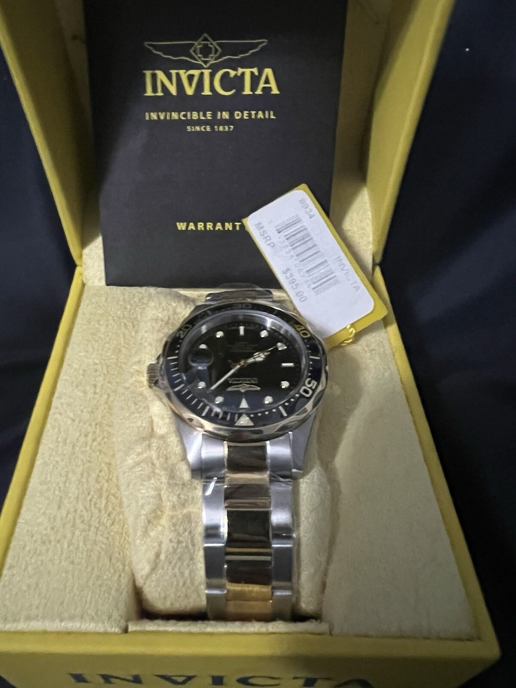 Stunning Invicta Watch New in Box with Tags Lifetime Warranty Fresh Battery