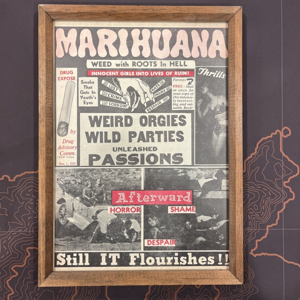 Marihuana propaganda poster