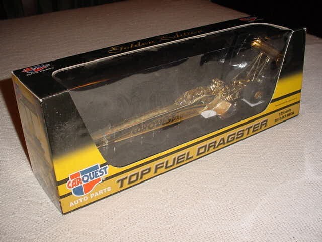 First Gear Car Quest Auto Parts Golden Edition 1:25 Scale Top Fuel Dragster