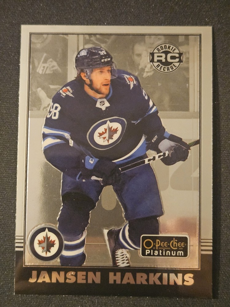 20-21 OPC Platinum Jansen Harkins Retro Marquee Rookie 🚨🚨🚨 Winnipeg Jets