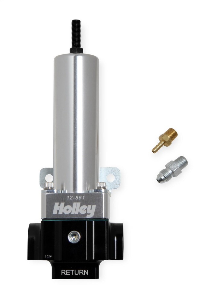 Holley 12-851 VR Series Fuel Pressure Regulator 2-Port Adjustable High Pressure