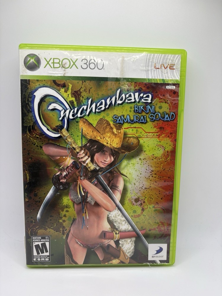 Onechanbara: Bikini Samurai Squad Microsoft Xbox 360 CIB w/ Manual TESTED