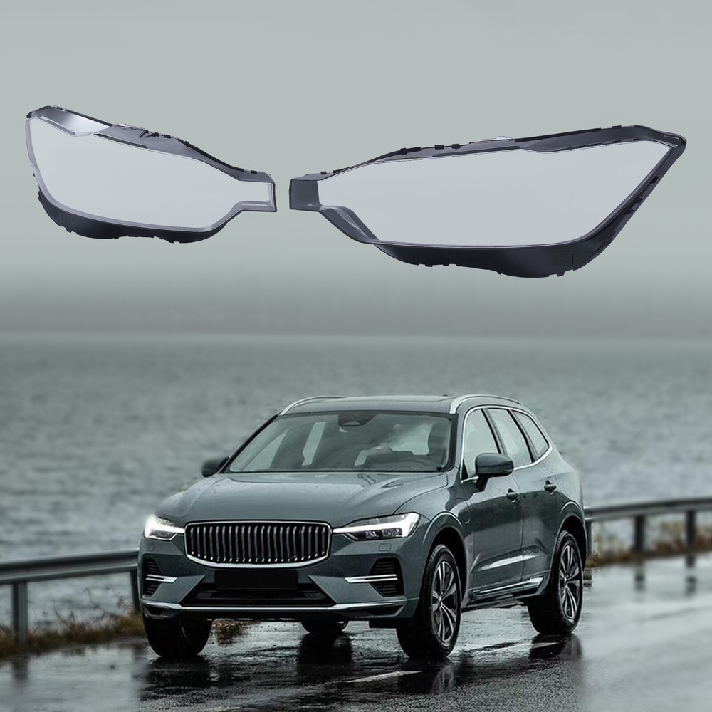 2017-2021 Volvo XC60 Left Right Headlight Lens Cover Replacement