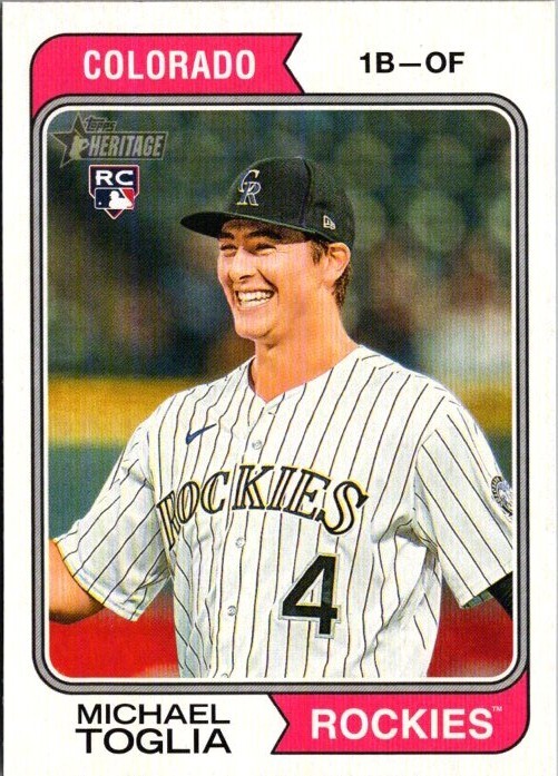 2023 Topps Heritage High Number - #724 Michael Toglia (RC)