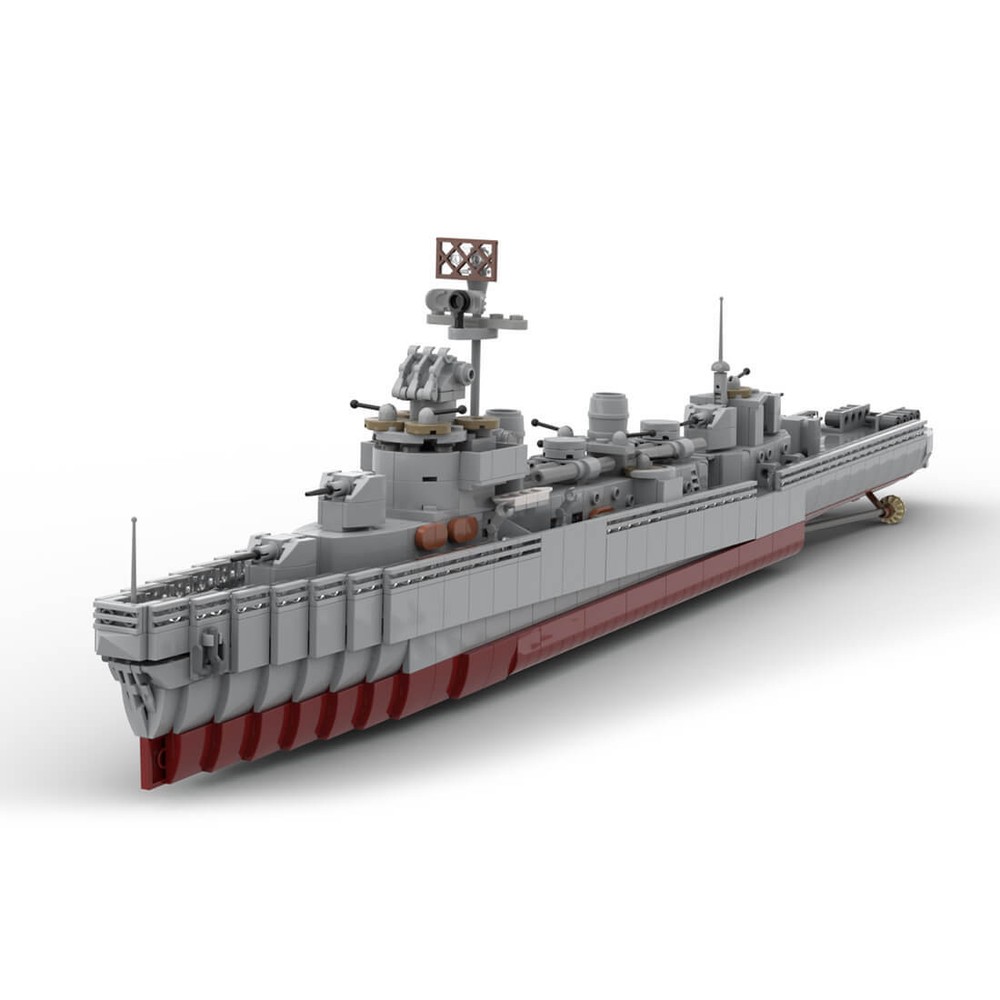 Prinz Eugen RC German WW2 Strategic Cruiser Model 4933 Pieces  MOC Build