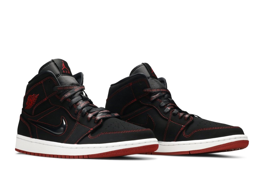 Nike Air Jordan 1 Mid Come Fly With Me Black Grey CK5665-062