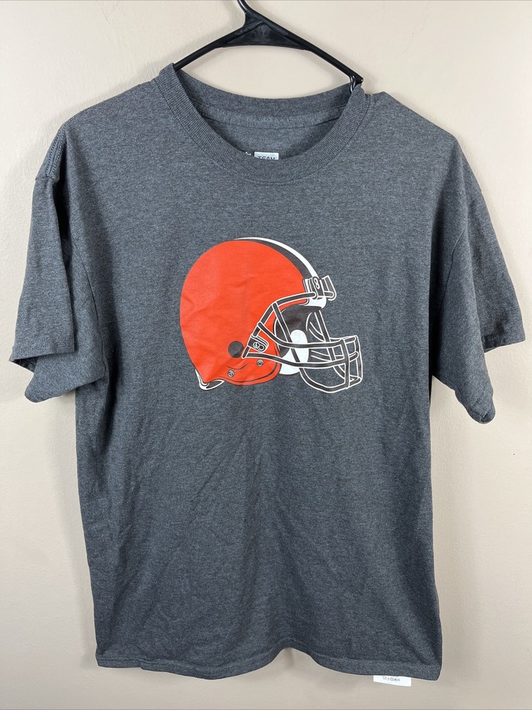 Cleveland Browns Tshirt Football Mens Medium NFL Team Apparel Gray Dawg Pound