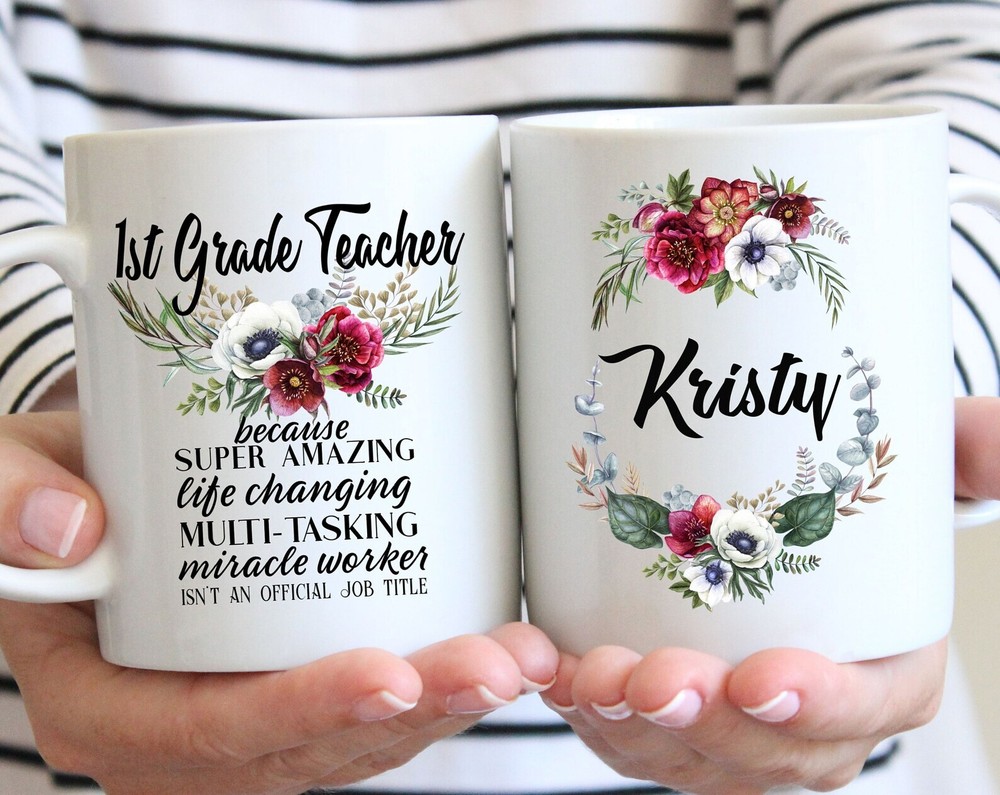 1st Grade Teacher Gift Mug L  First Grade Elementary Teacher For Women L Thank