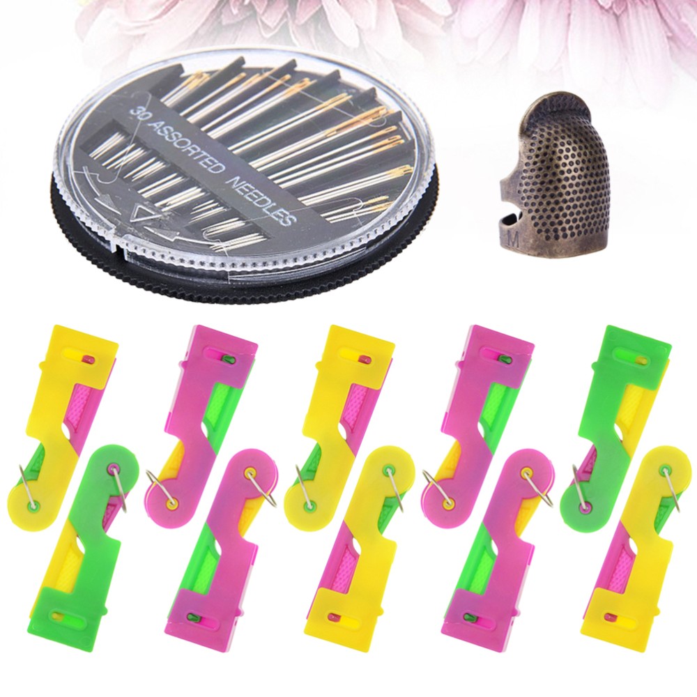 Automatic Needle Threader Tool for Easy Sewing and Crafting