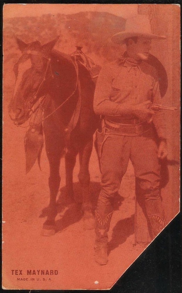 Tex Maynard Western Movie Actor Stuntman Coupon Vintage Postcard-image