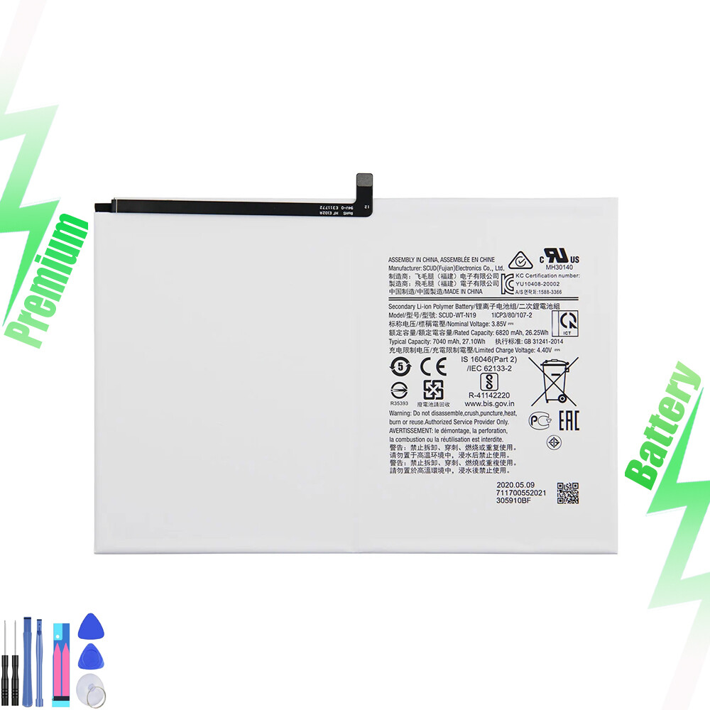Battery For Samsung Galaxy Tab A7 10.4 2020 SM-T500 SM-T500 SM-T500N SCUD-WT-N19