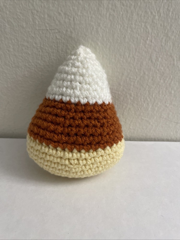 Crocheted Candy corn Decoration