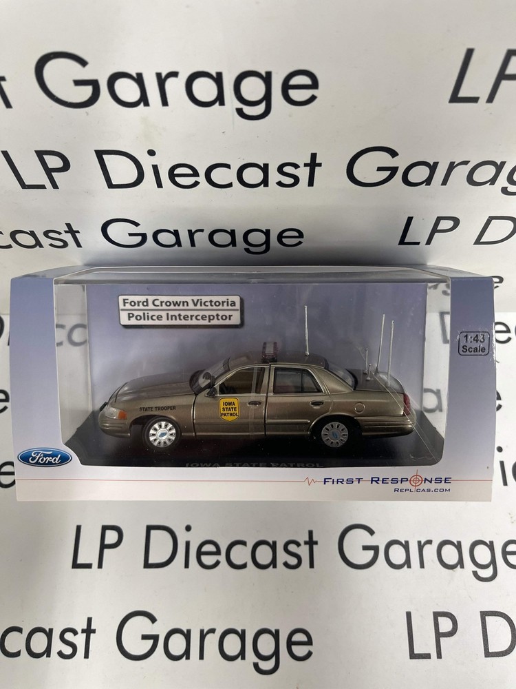 FIRST RESPONSE 2007 Ford Crown Victoria Iowa State Police 1:43 Diecast