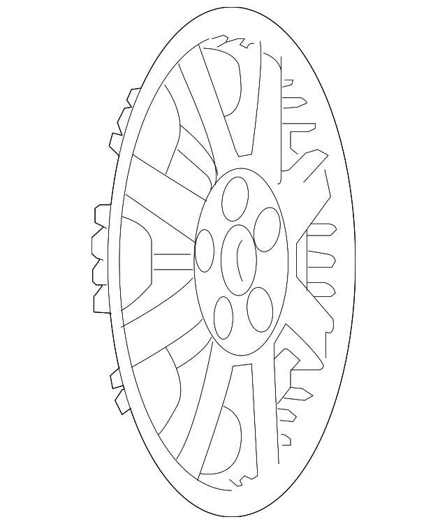 Genuine GM Wheel Cover 09597445 OEM Replacement Hubcap