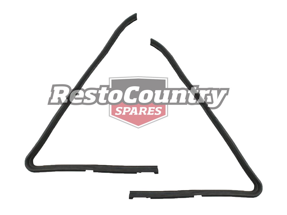 Holden Front Quarter 1/4 Vent Rubber Window Seal PAIR Left + Right FE FC glass