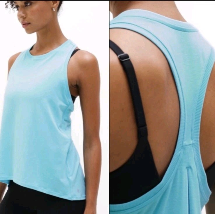 Athleta Ease In Tank Soft Premium Racerback Athletic Tank Top! L Excellent