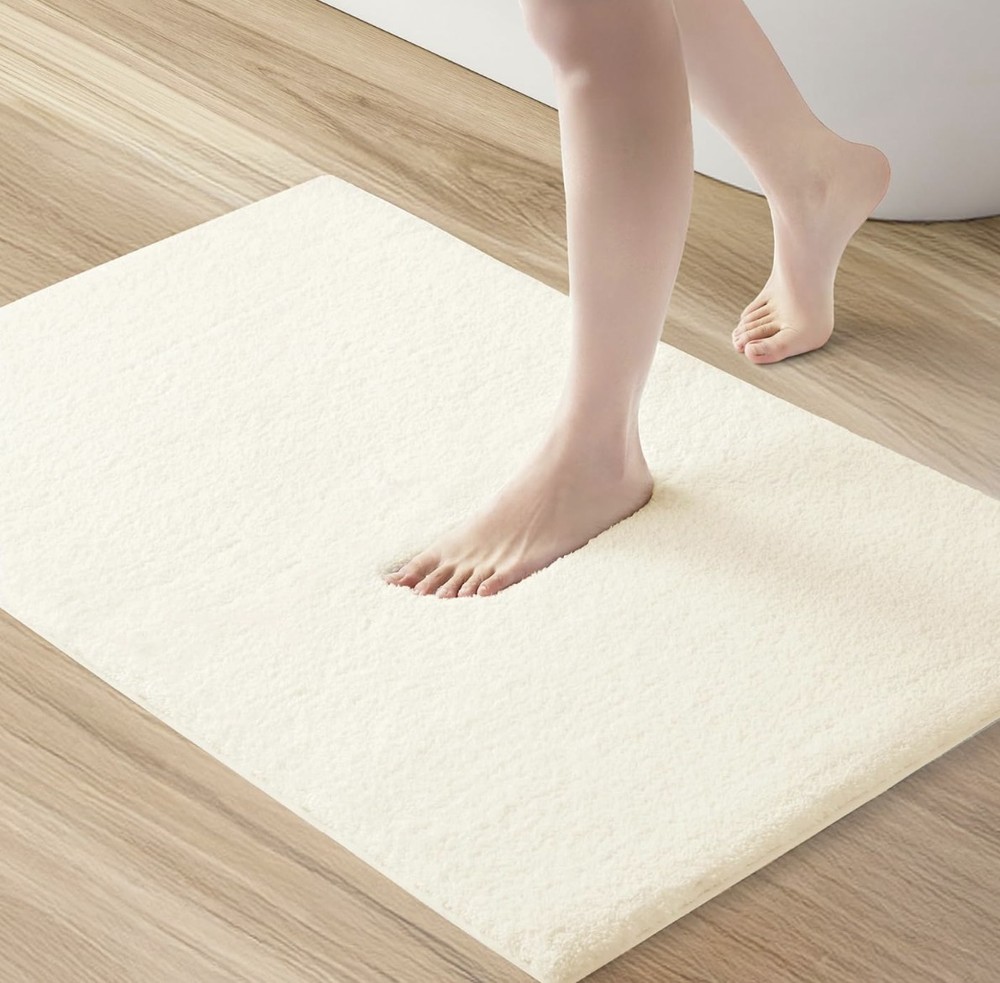 Madison Park Signature Marshmallow Plush Bath Rug - Soft & Machine Washable
