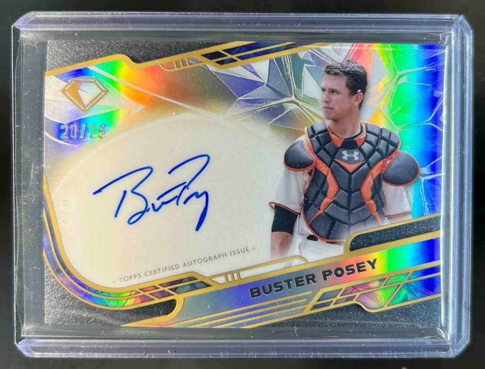 2025 Topps Diamond Icons Buster Posey Chrome Auto #20/25 Giants