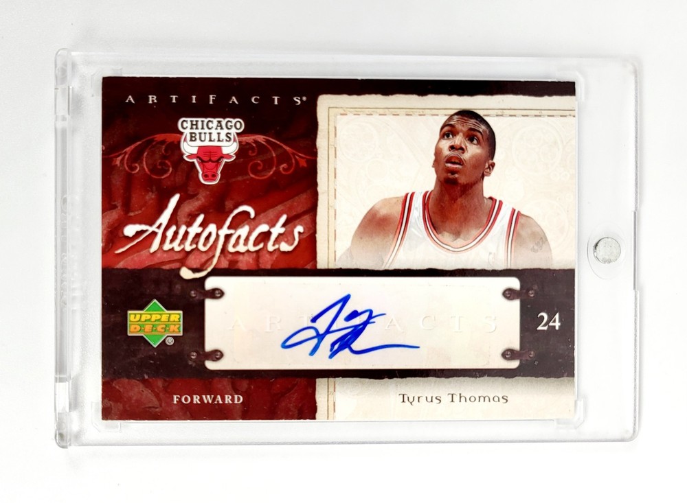 2007-08 Upper Deck Artifacts Tyrus Thomas Autofacts Auto CHI Bulls Mint