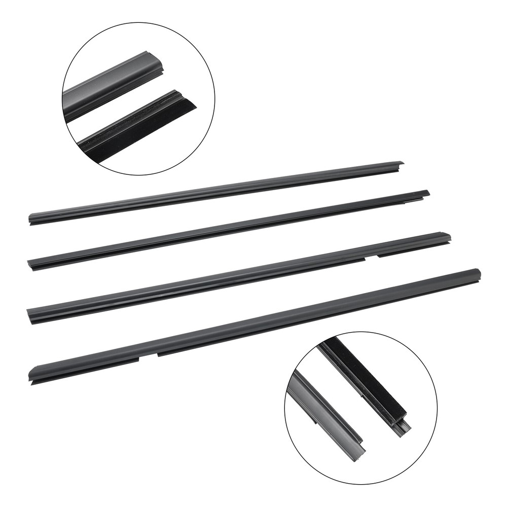 NEW 4PCS Outside Window Moulding Weatherstrip Fits for Honda Insight 10-14