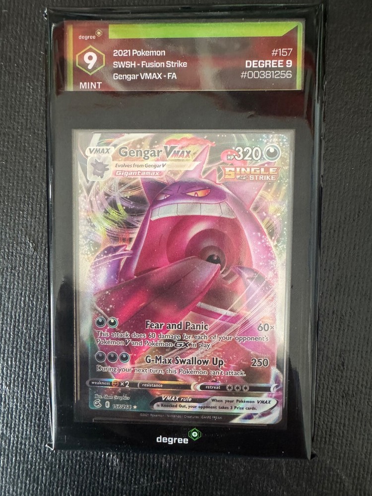 Gengar VMAX 157/264 Holo Fusion Strike Pokemon Card