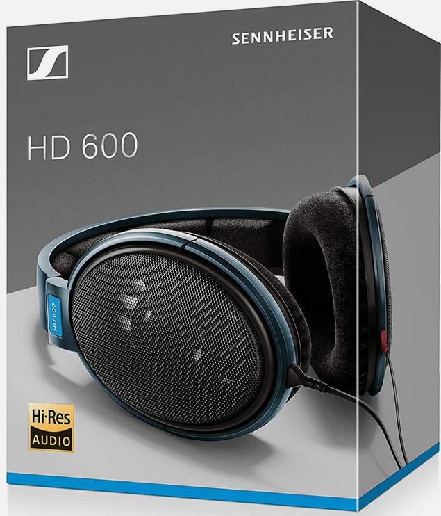 Sennheiser HD 600 Over the Ear Headphone Audiophile Hi-Res Open Back Black HD600