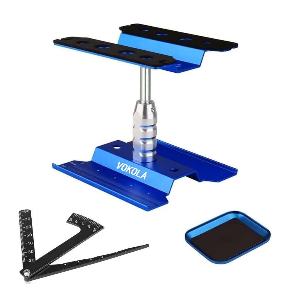 RC Car Work Stand Aluminum Repair Workstation 360 Rotate, 1/8 1/10 1/12 Scale