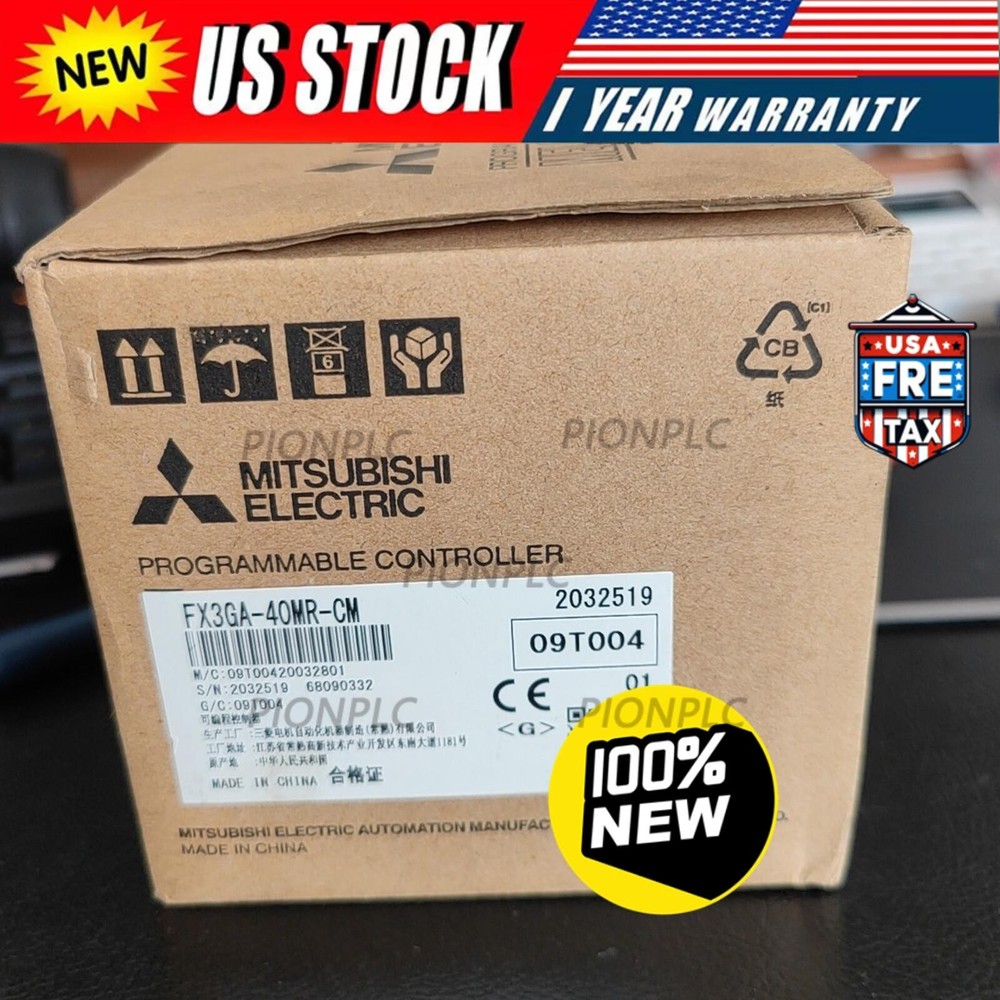 1PC Brand New Mitsubishi in box PLC FX3GA-40MR-CM 1 year warranty  US Free TAX