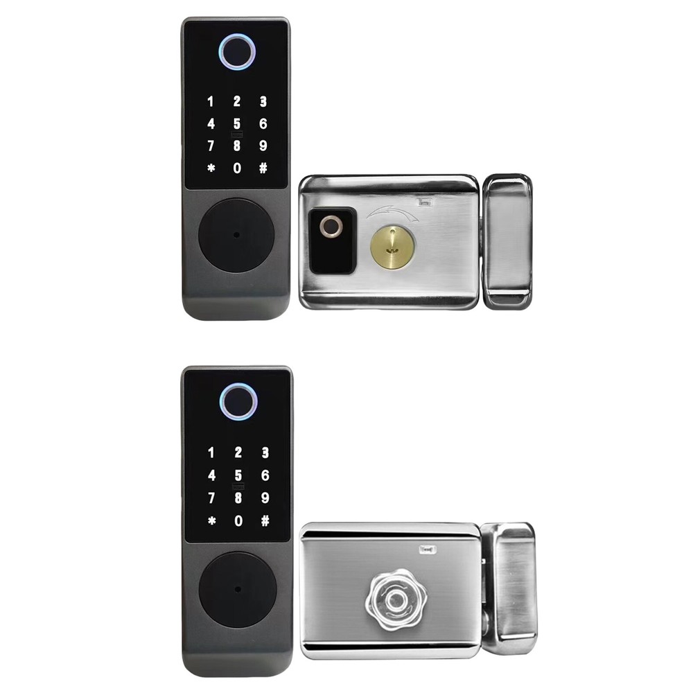New Digital Waterproof Lock Passcode Safe Fingerprint Zinc Alloy Electronic GaBI