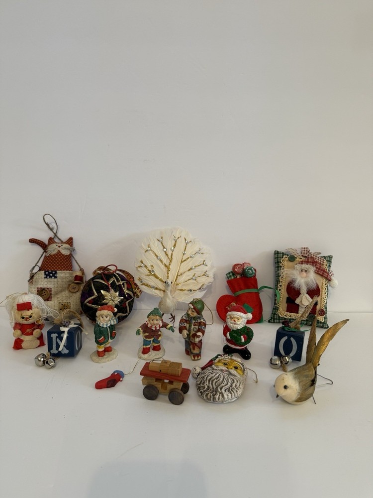 Christmas Decorations Lot Of 16