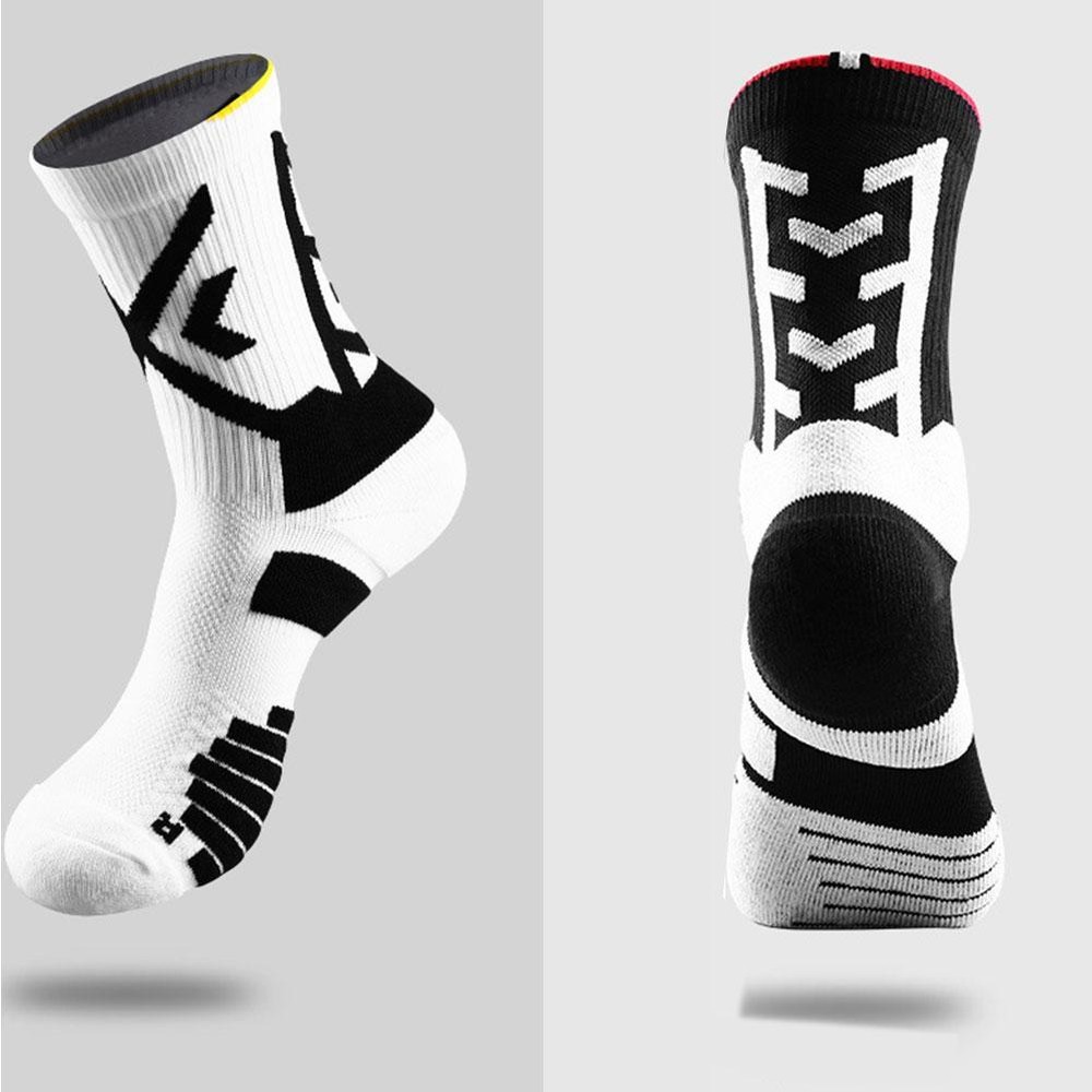 Mens Elite Basketball Socks Sport Socks Anti Slip Men Football Basketball Sock=