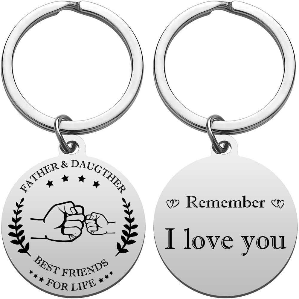 Fathers Day Gift for Dad Dad Gift Keychain Dad Birthday Gift Fathers Day Gift...-image